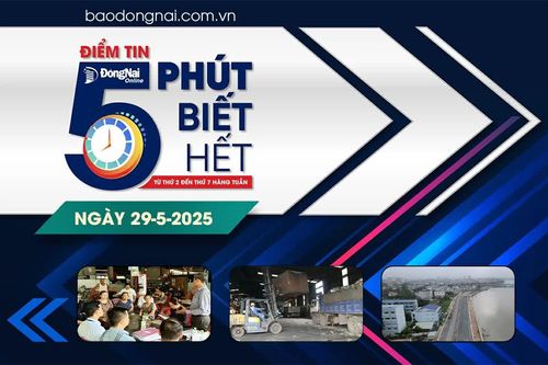Điểm tin '5 phút biết hết' sáng 29-5: Tháo dỡ hàng loạt công trình nhà ở để bàn giao mặt bằng đất sạch tại Khu công nghiệp Biên Hòa 1
