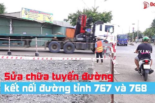 Sửa chữa tuyến đường kết nối đường tỉnh 767 và 768
