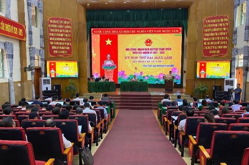 Kỳ họp thứ hai mươi lăm (Kỳ họp chuyên đề) HĐND huyện Than Uyên