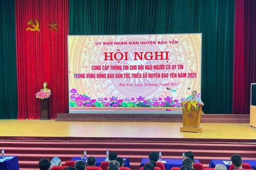 Cung cấp thông tin cho người có uy tín trên địa bàn huyện Bảo Yên năm 2025