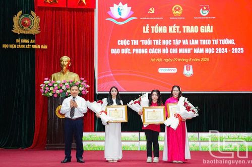 Học sinh Thái Nguyên lần đầu đoạt giải Nhất Cuộc thi toàn quốc về tuổi trẻ học và làm theo Bác