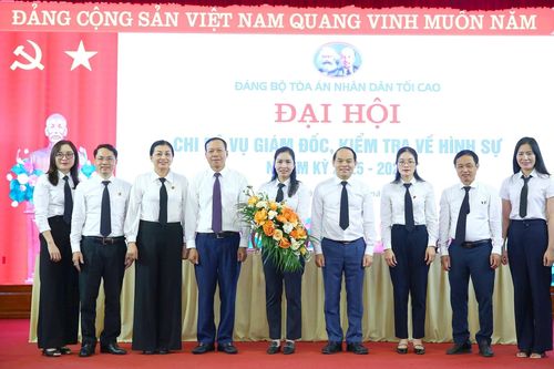 Đại hội chi bộ Vụ Giám đốc, kiểm tra về hình sự nhiệm kỳ 2025 - 2027