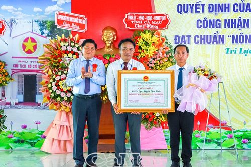Công bố Quyết định công nhận xã Trí Lực đạt chuẩn nông thôn mới nâng cao