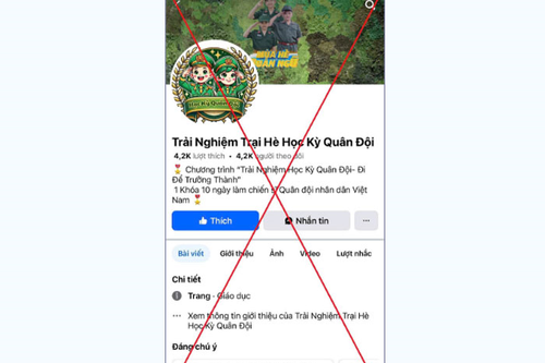 Cảnh giác trò lừa mạo danh 'Học kỳ Quân đội', 'Trại hè Công an'