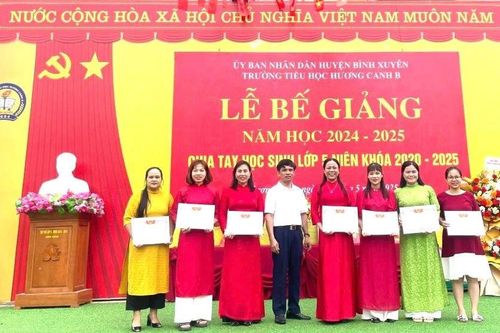 Trường Tiểu học Hương Canh B tiếp tục khẳng định chất lượng giáo dục toàn diện