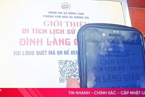 Gắn mã QR code cho các di tích, danh thắng ở thị xã Hồng Lĩnh