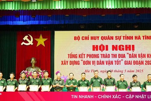 Khen thưởng 15 điển hình phong trào thi đua 'Dân vận khéo', xây dựng 'Đơn vị dân vận tốt'