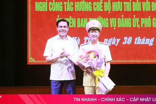 Phó Giám đốc Công an tỉnh Đặng Hoài Sơn và 4 thượng tá nghỉ công tác