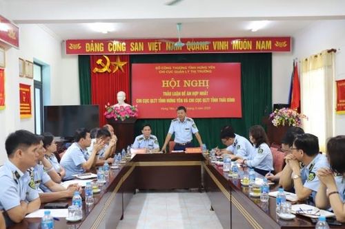 Thống nhất việc hợp nhất Quản lý thị trường tỉnh Hưng Yên và Thái Bình