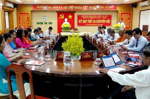 Huyện Tri Tôn tổ chức kỳ họp HĐND lần thứ 24
