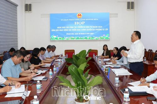 Đảm bảo ngân sách khi triển khai chính quyền địa phương 2 cấp
