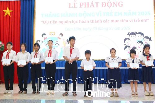 Cam Lâm phát động Tháng hành động vì trẻ em năm 2025