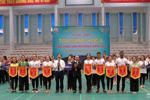 Khai mạc cuộc thi Tỏa sáng Yoga tỉnh Lạng Sơn mở rộng năm 2025