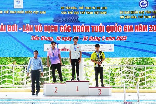 Phú Thọ giành thêm 8 huy chương tại Giải Bơi - Lặn Vô địch các nhóm tuổi Quốc gia 2025