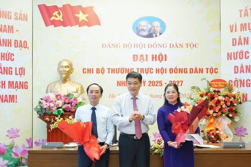 Phó Chủ tịch Quốc hội Vũ Hồng Thanh dự Đại hội Chi bộ Thường trực Hội đồng Dân tộc nhiệm kỳ 2025 – 2027