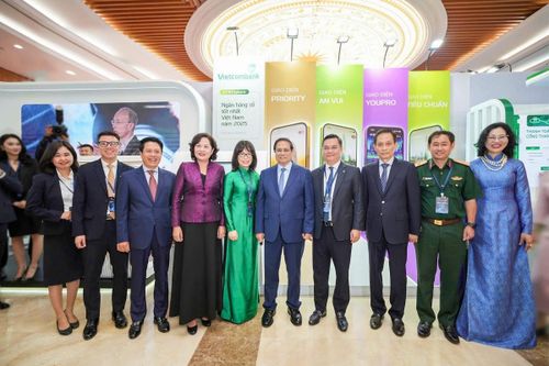 Vietcombank giới thiệu các giải pháp mới tại sự kiện Chuyển đổi số ngành Ngân hàng năm 2025