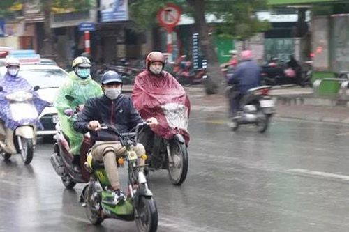Bắc Bộ còn mưa rào rải rác và có nơi có dông