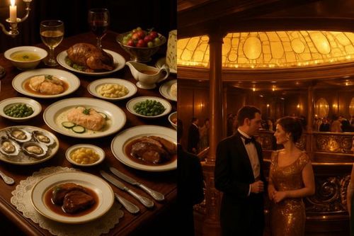 Khi AI tái hiện chân thực đêm tiệc cuối cùng trên tàu Titanic: Sự xa hoa tột cùng che mờ mọi hiểm họa