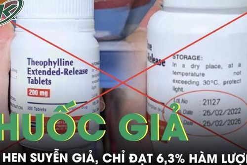 Phát hiện thuốc trị hen suyễn giả, chỉ đạt 6,3% hàm lượng
