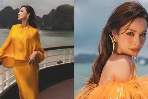 Hoa hậu Lê Hoàng Phương tỏa sáng trong bộ ảnh thời trang chụp tại vịnh Hạ Long