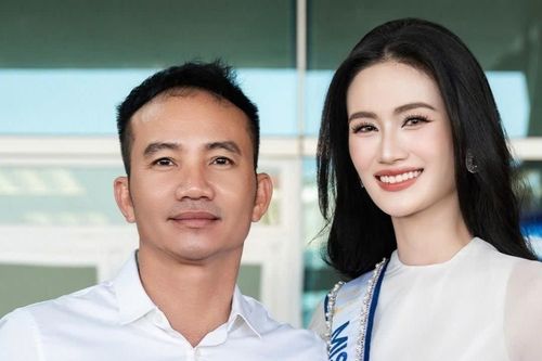 Bố Ý Nhi sang Ấn Độ cổ vũ con gái thi Miss World