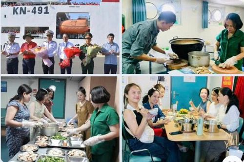 Chuyện về các 'anh nuôi' trên tàu KN 491 đến Trường Sa