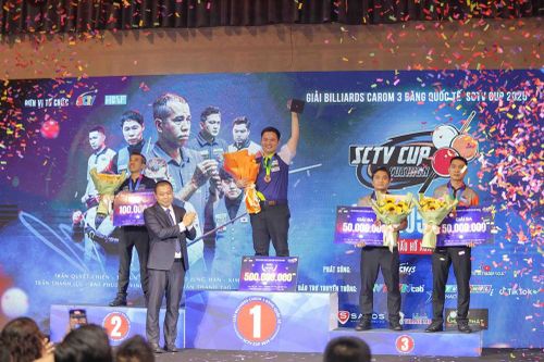 Bao Phương Vinh vô địch giải Billiards Carom 3 băng có tiền thưởng lớn nhất Việt Nam