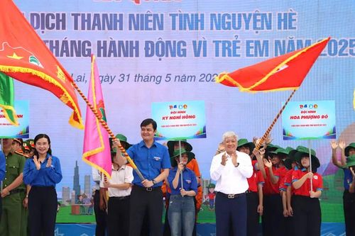 Ra quân Chiến dịch Thanh niên tình nguyện hè 2025 và hưởng ứng Tháng hành động vì trẻ em