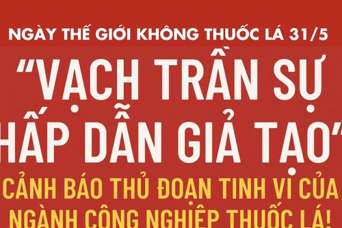 Ngày Thế giới không thuốc lá 31/5 – Vạch trần sự hấp dẫn giả tạo