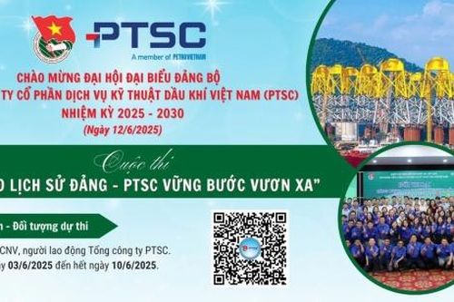 Đoàn Thanh niên PTSC phát động cuộc thi 'Tự hào lịch sử Đảng - PTSC vững bước vươn xa'
