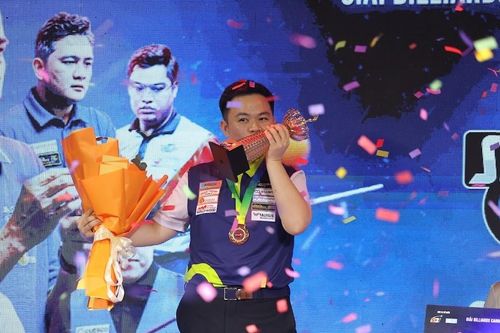Bao Phương Vinh vô địch giải Billiards Carom 3 băng Quốc tế