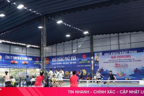 64 VĐV tham gia giải Pickleball Liên hiệp các Hội Khoa học và Kỹ thuật