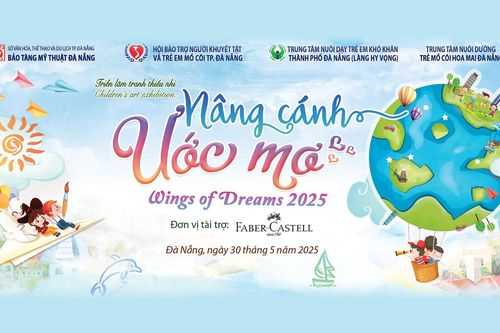 Khai mạc triển lãm tranh thiếu nhi 'Nâng cánh ước mơ 2025'