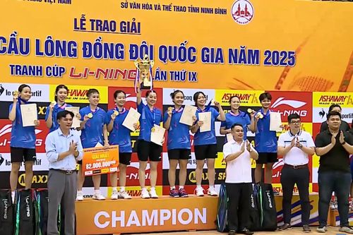 Đồng Nai bảo vệ thành công ngôi vô địch đồng đội nữ Giải vô địch cầu lông đồng đội quốc gia năm 2025
