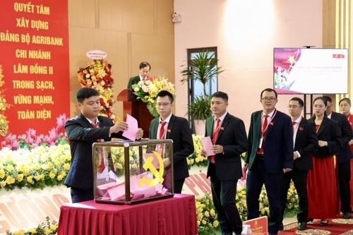 Agribank Chi nhánh Lâm Đồng II tổ chức Đại hội Đảng bộ lần thứ II (nhiệm kỳ 2025-2030)