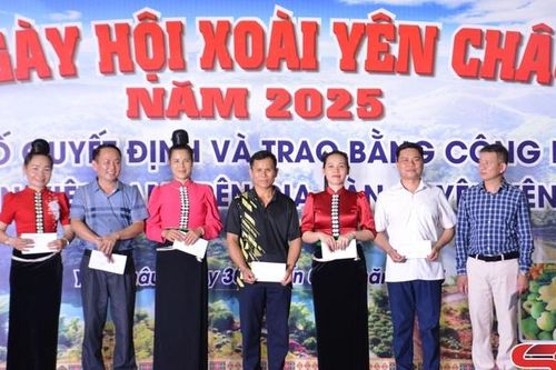Trao giải các nội dung thi tại Ngày hội xoài Yên Châu năm 2025
