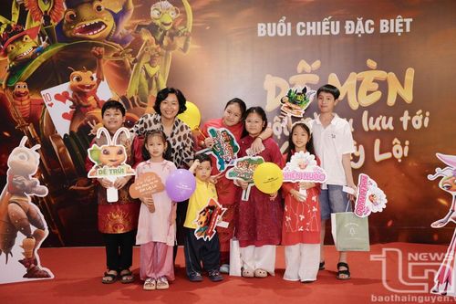Tổ chức 4 suất chiếu miễn phí phim hoạt hình 3D 'Dế Mèn: Cuộc phiêu lưu tới xóm Lầy Lội' tại Thái Nguyên