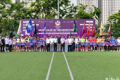 12 đội tham gia giải bóng đá TIM CUP 2025 gây quỹ xây trường vùng cao