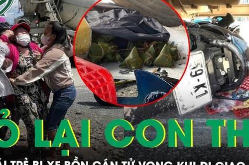 Cô gái trẻ bị xe bồn cán tử vong khi đi giao bánh cho khách, bỏ lại hai con sinh đôi mới hơn 1 tuổi