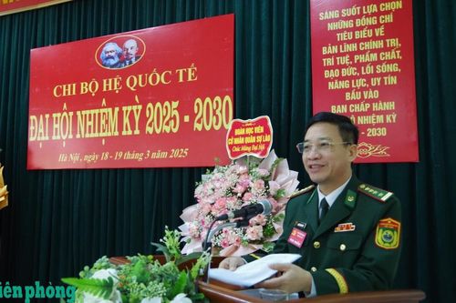 Lãnh đạo xây dựng Học viện Biên phòng vững mạnh toàn diện 'Mẫu mực, tiêu biểu', đáp ứng yêu cầu, nhiệm vụ
