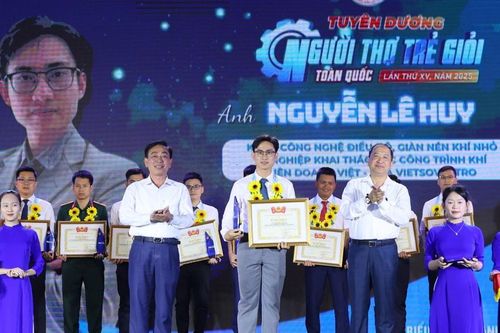 Tự hào tuổi trẻ Vietsovpetro được vinh danh 'Người thợ trẻ giỏi' toàn quốc lần thứ XV năm 2025