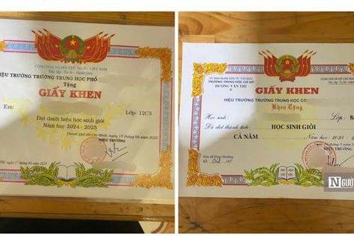 Hiểm họa từ việc khoe giấy khen của con lên mạng