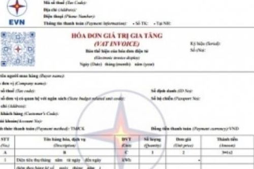 EVN áp dụng hóa đơn tiền điện mới có mã định danh