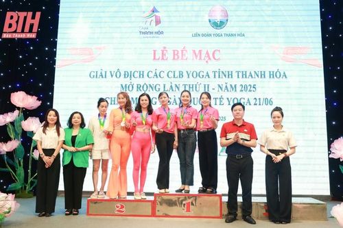 Bế mạc Giải vô địch Yoga các CLB Yoga tỉnh Thanh Hóa mở rộng
