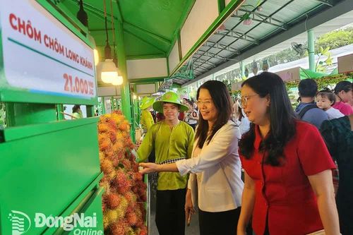 [Chùm ảnh] Nhiều sản vật của Đồng Nai tham gia Lễ hội trái cây Nam Bộ năm 2025