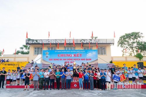 Chung kết và trao thưởng Giải Bóng đá nhi đồng huyện Nho Quan năm 2025