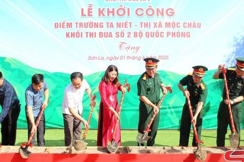 Khởi công xây dựng Điểm Trường Ta Niết, thị xã Mộc Châu