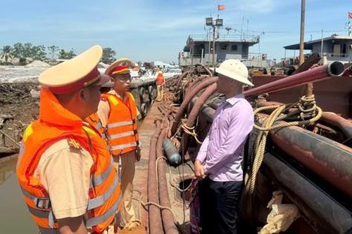 Hải Phòng: Giải quyết dứt điểm hoạt động khai thác cát, sỏi trái phép