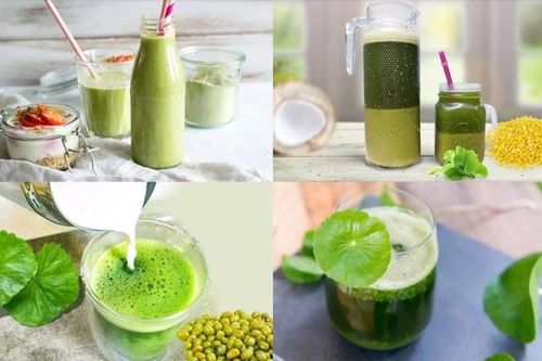 Giải khát với nước rau má đậu xanh thơm ngon, bổ dưỡng