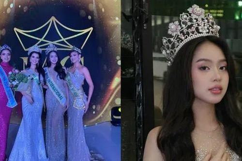 Thanh Thủy chia sẻ các tiêu chí của Hoa hậu Quốc tế tại Chung kết Miss Guatemala 2025